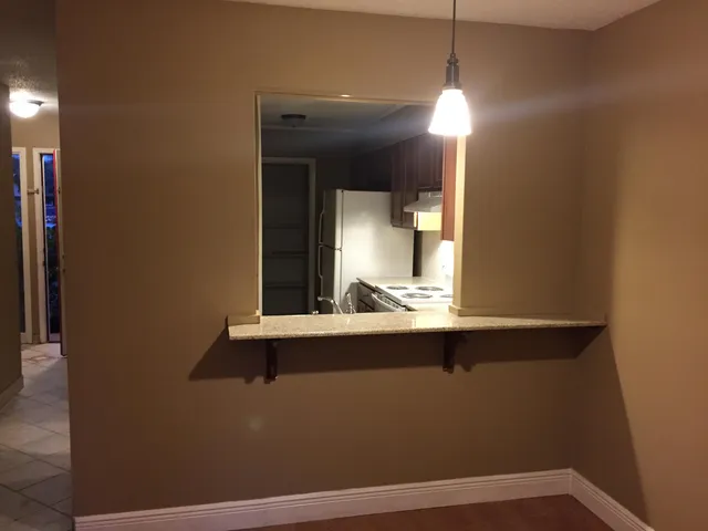 a view of a kitchen sink