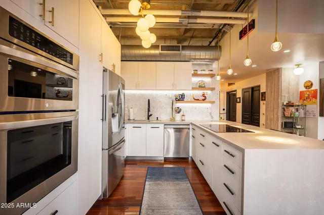 a close view of utility room