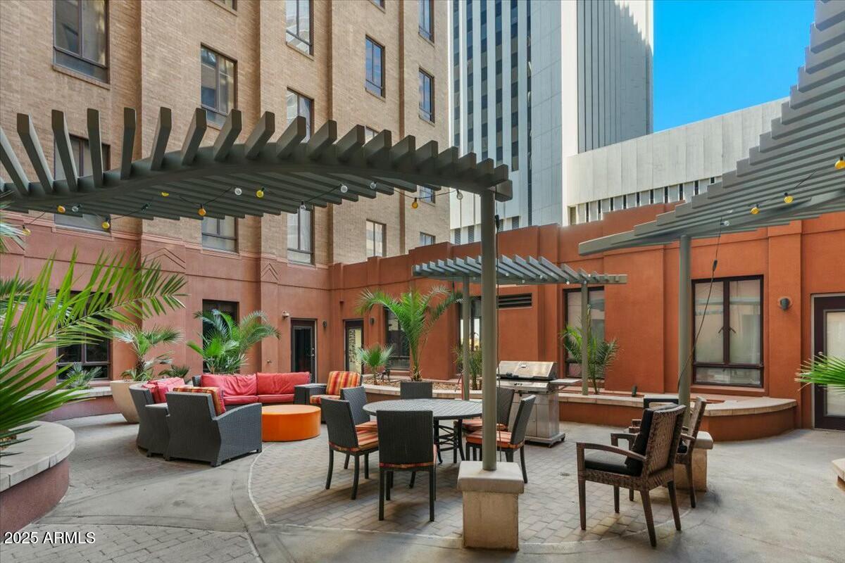 114 West Adams Street, Unit 203 Phoenix, AZ 85003 - Photo 38 of 56 Large Outdoor Courtyard on 2nd Floor