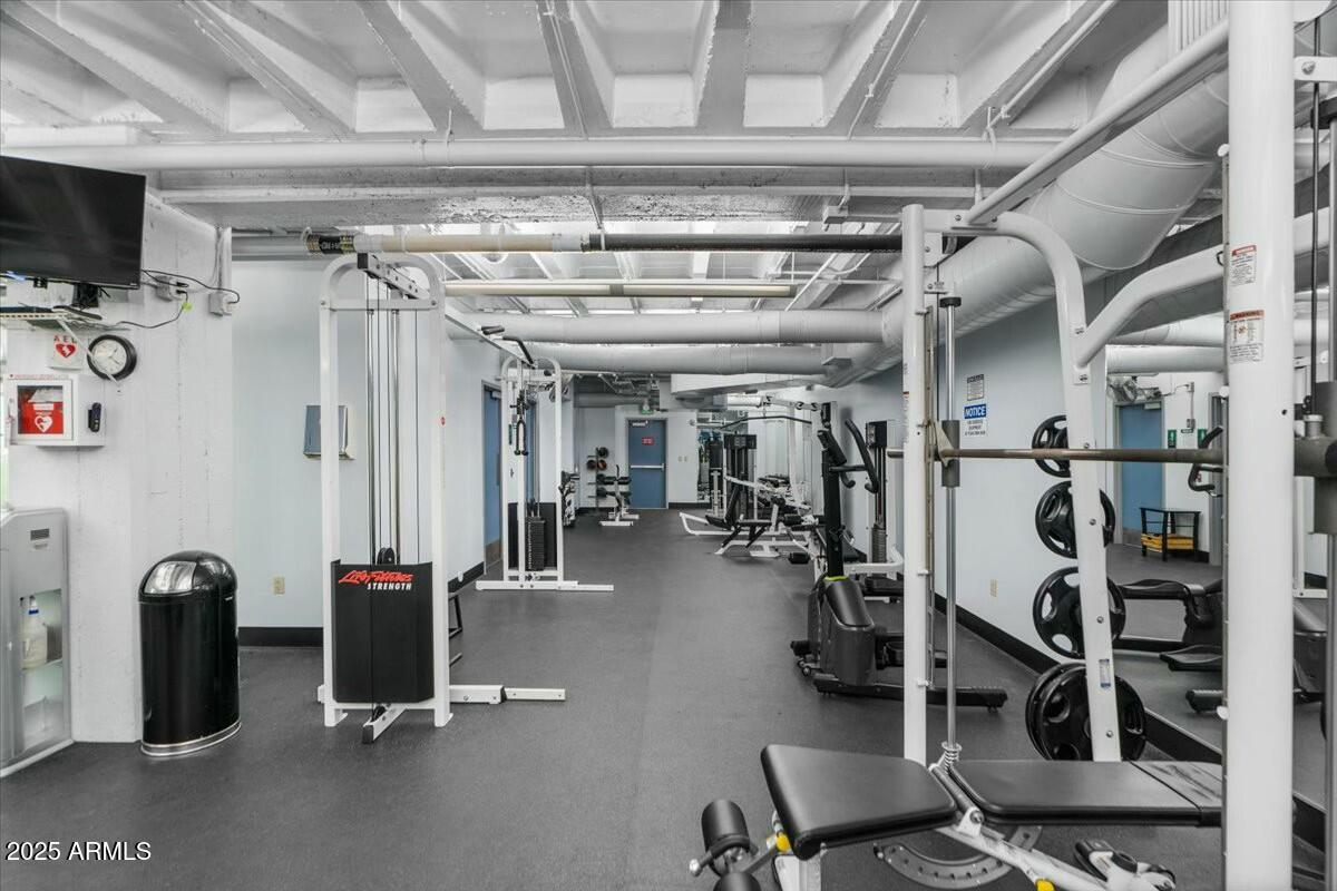 114 West Adams Street, Unit 203 Phoenix, AZ 85003 - Photo 52 of 56 Downstairs Gym
