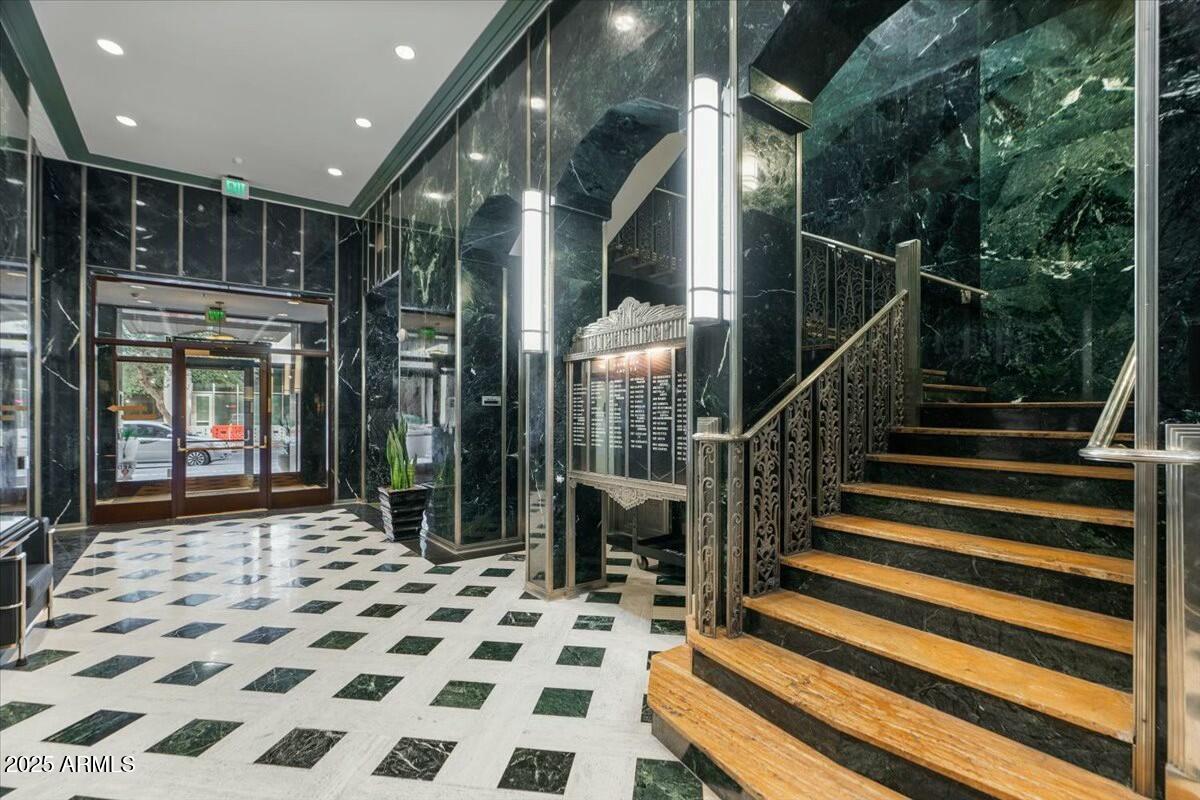 114 West Adams Street, Unit 203 Phoenix, AZ 85003 - Photo 7 of 56 Lobby Stairwell