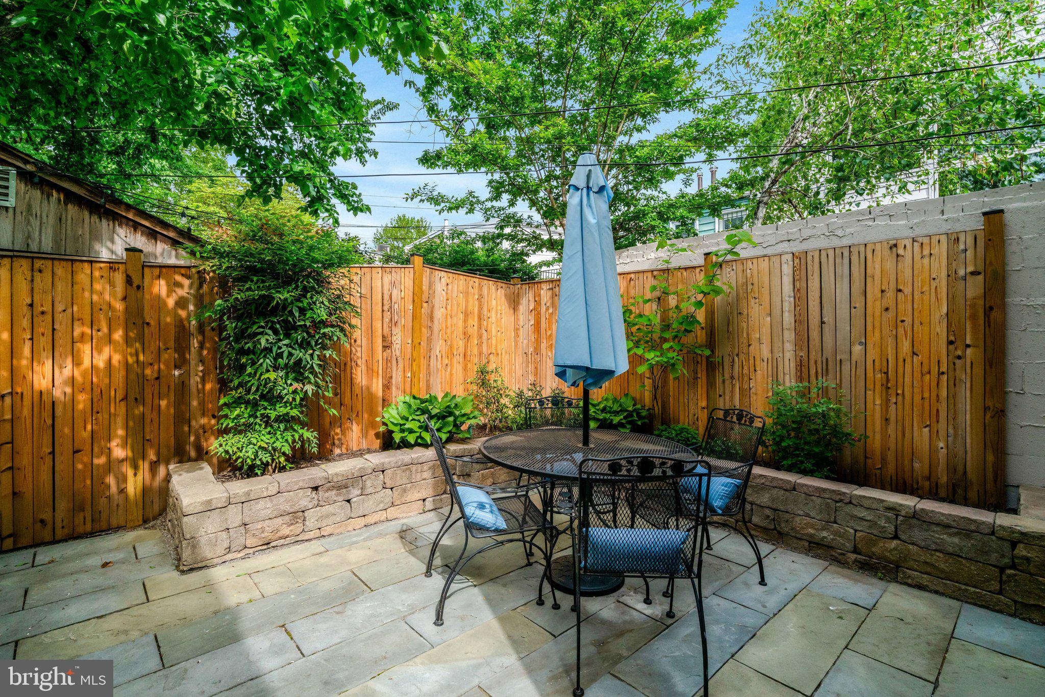 707 10th Street Southeast Washington, DC 20003 - Photo 20 of 46 Sweet private patio w/planting beds