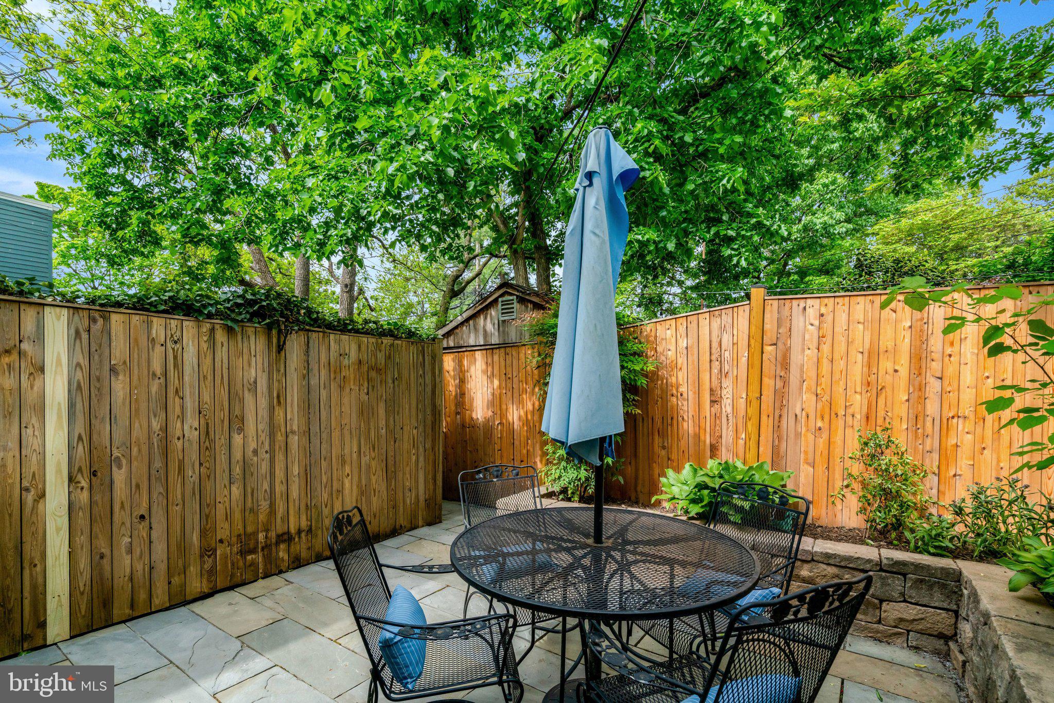 707 10th Street Southeast Washington, DC 20003 - Photo 21 of 46 Perfectly-sized patio furniture conveys