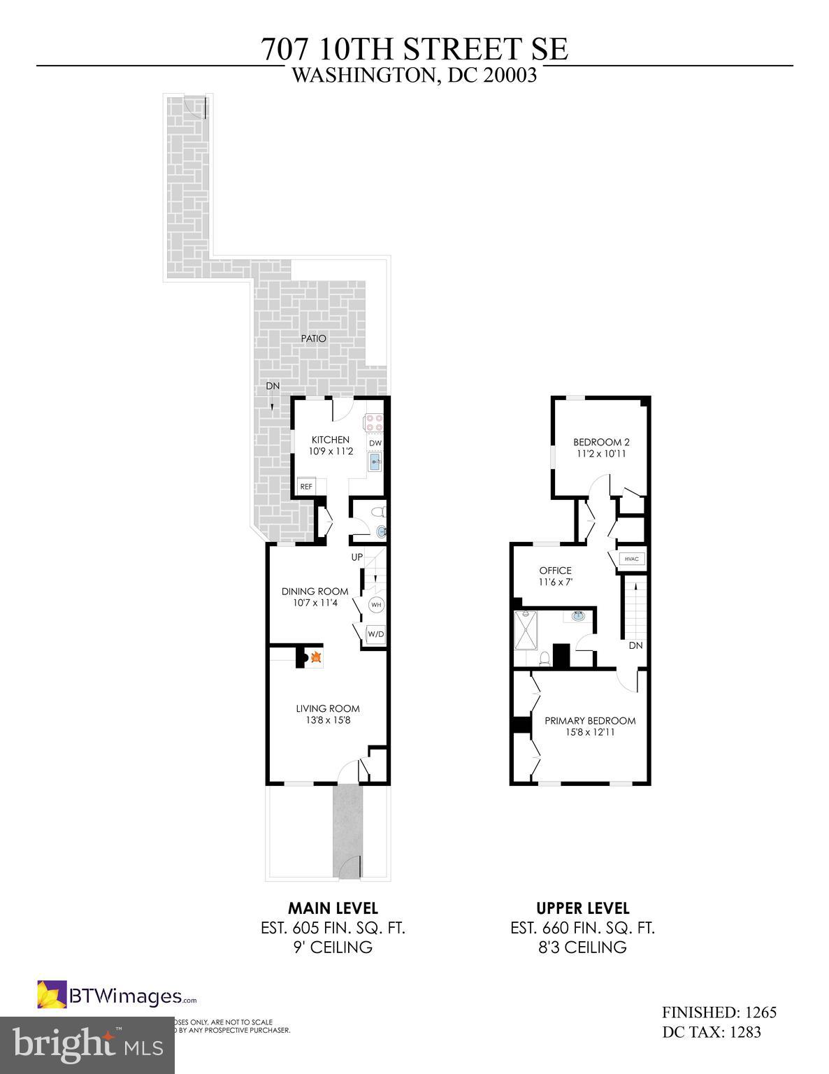 707 10th Street Southeast Washington, DC 20003 - Photo 3 of 46 Note large bright 2nd floor offc or guest space