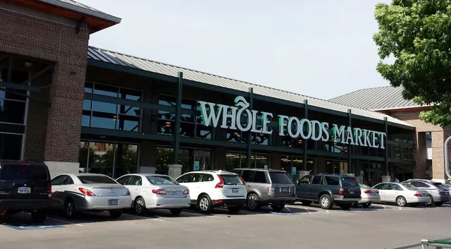 a front view of a building