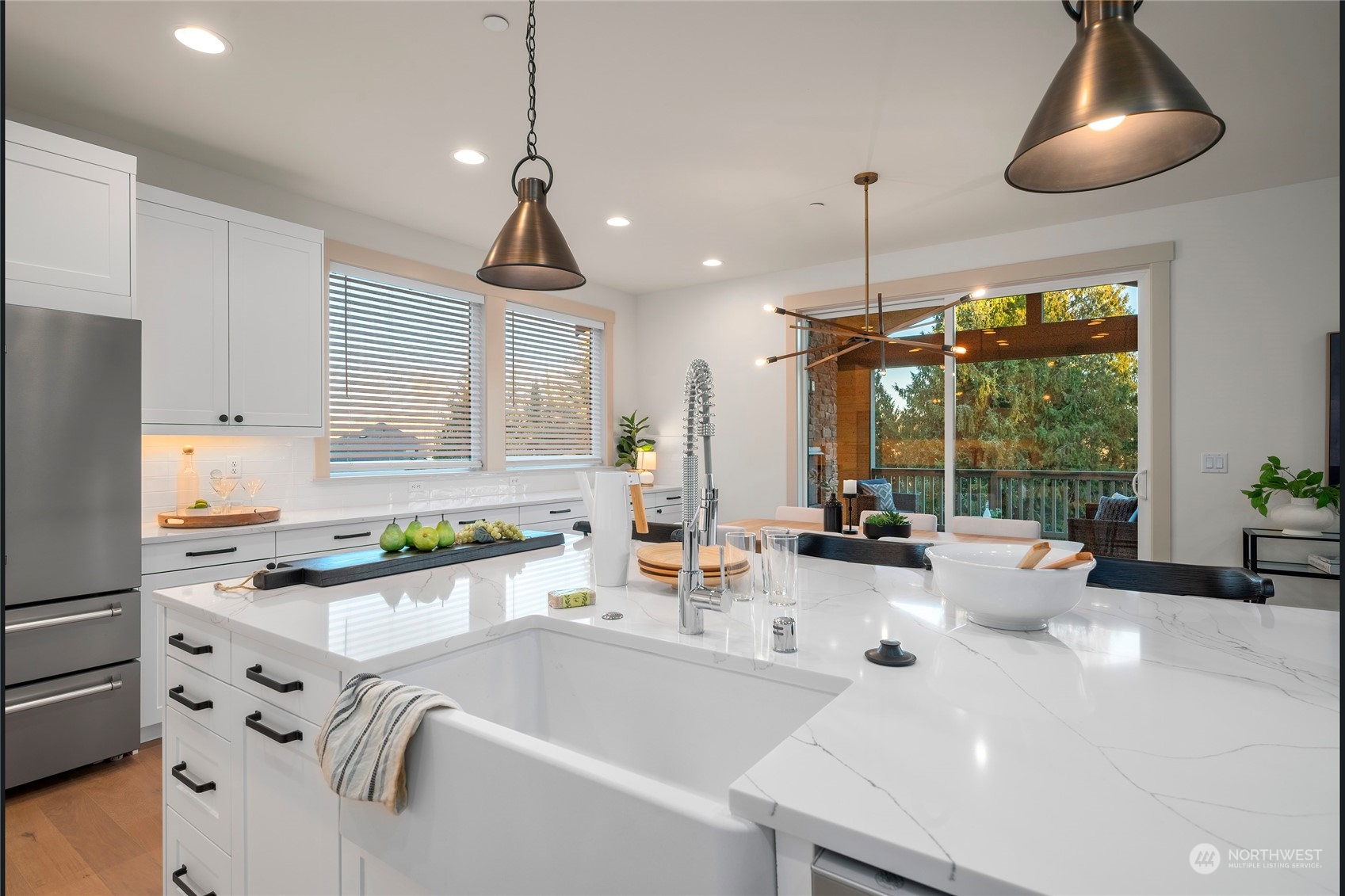 324 174th Street Southeast Bothell, WA 98012 - Photo 15 of 37 a kitchen with sink refrigerator and large window