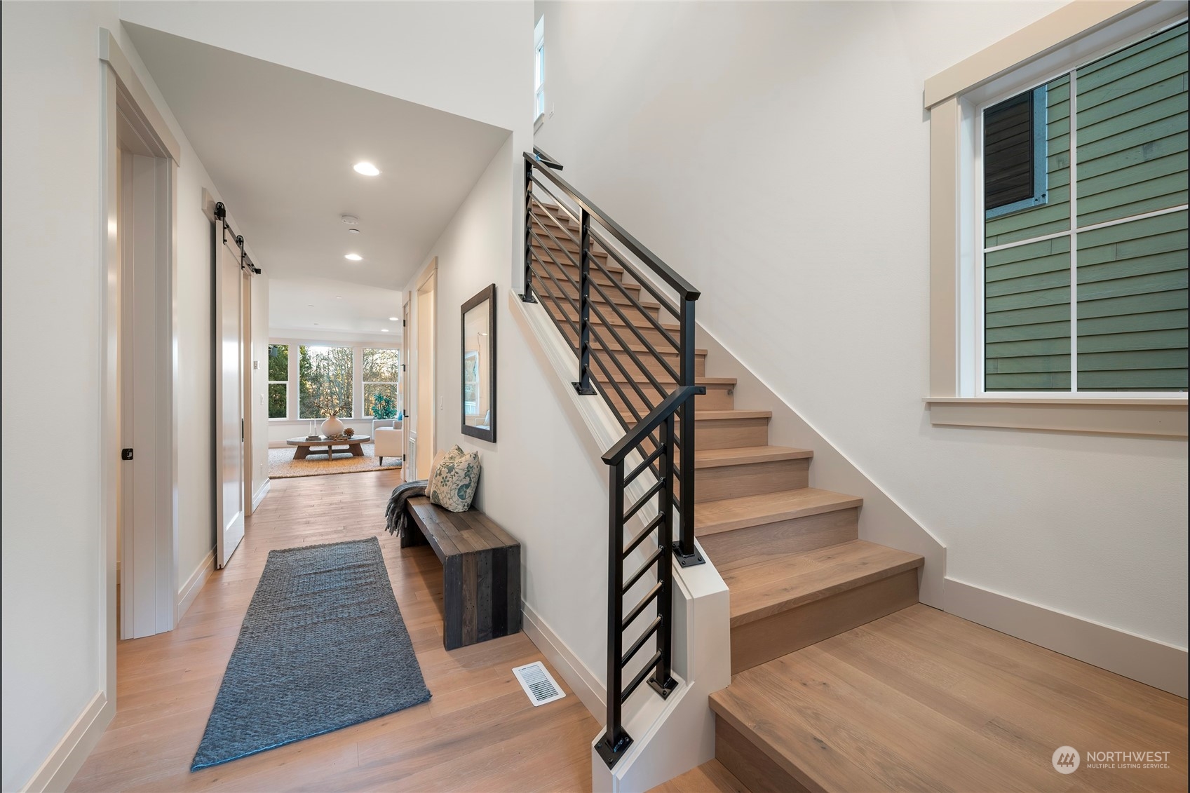 324 174th Street Southeast Bothell, WA 98012 - Photo 3 of 37 a view of entryway and hall with wooden floor