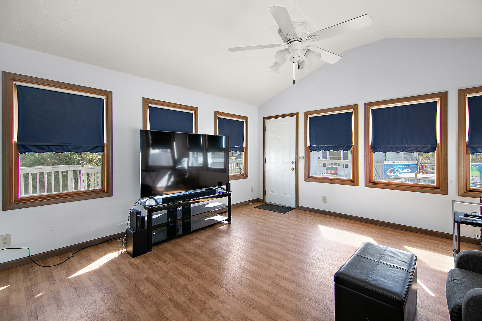 126 East Cleveland Street Cullom, IL 60929 - Photo 10 of 29 a living room with furniture and flat screen tv