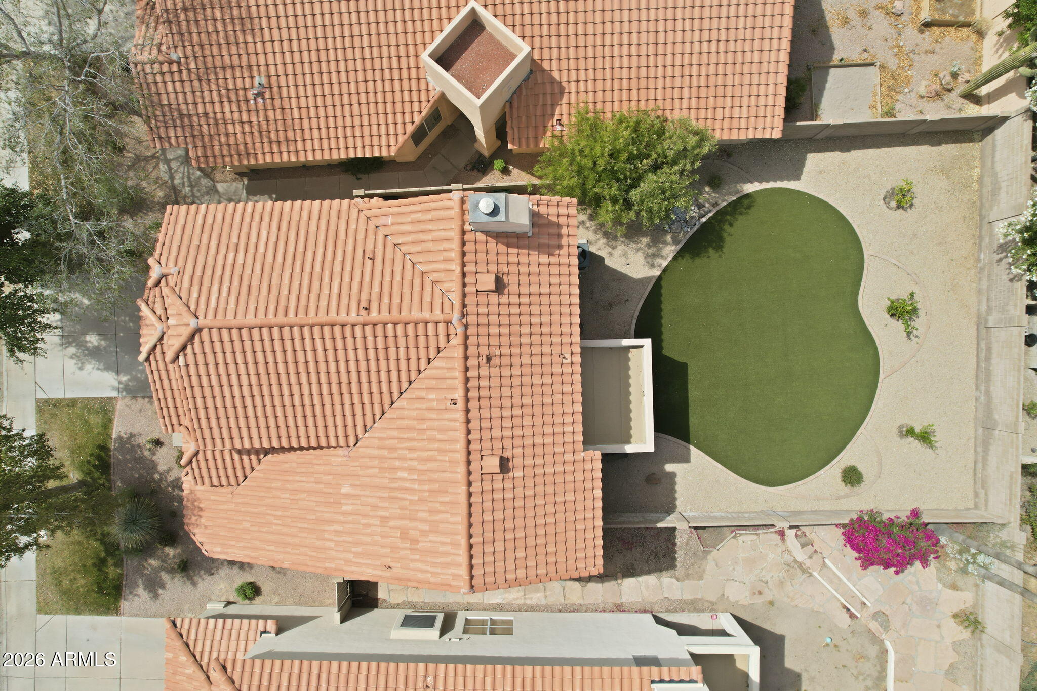 6462 East Raftriver Street Mesa, AZ 85215 - Photo 7 of 51 Aerial shows large backyard