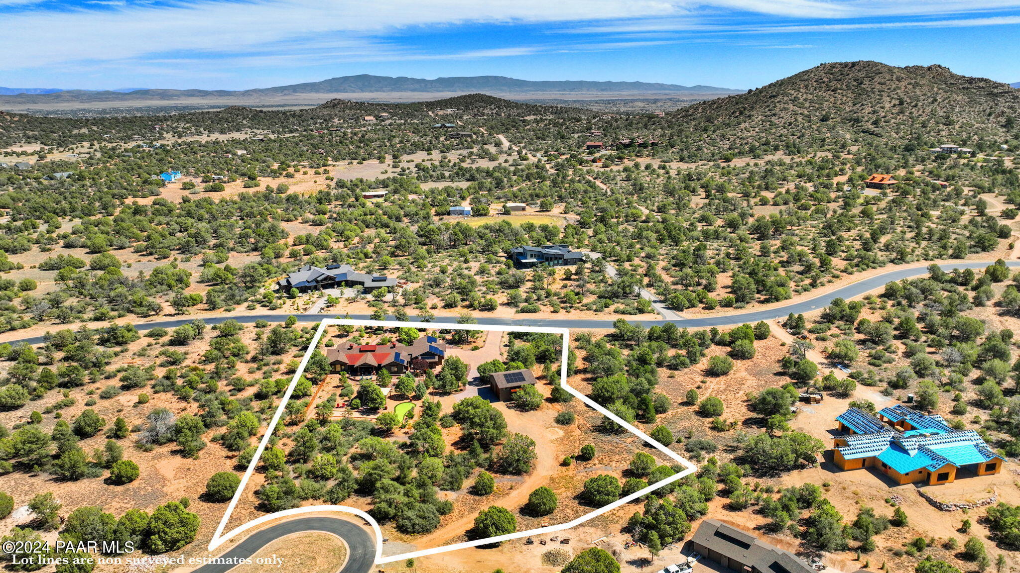 5066 West Three Forks Road Prescott, AZ 86305 - Photo 59 of 74 3-Aerial 5