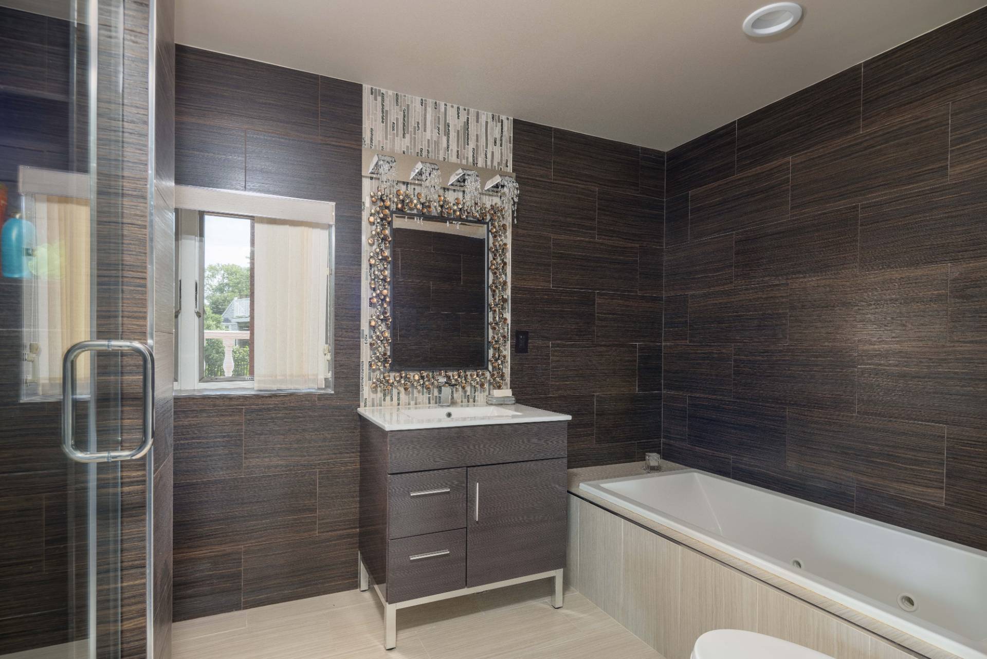 69 B Little Pine Lane East Quogue, NY 11942 - Photo 17 of 34 a bathroom with a sink a toilet and shower