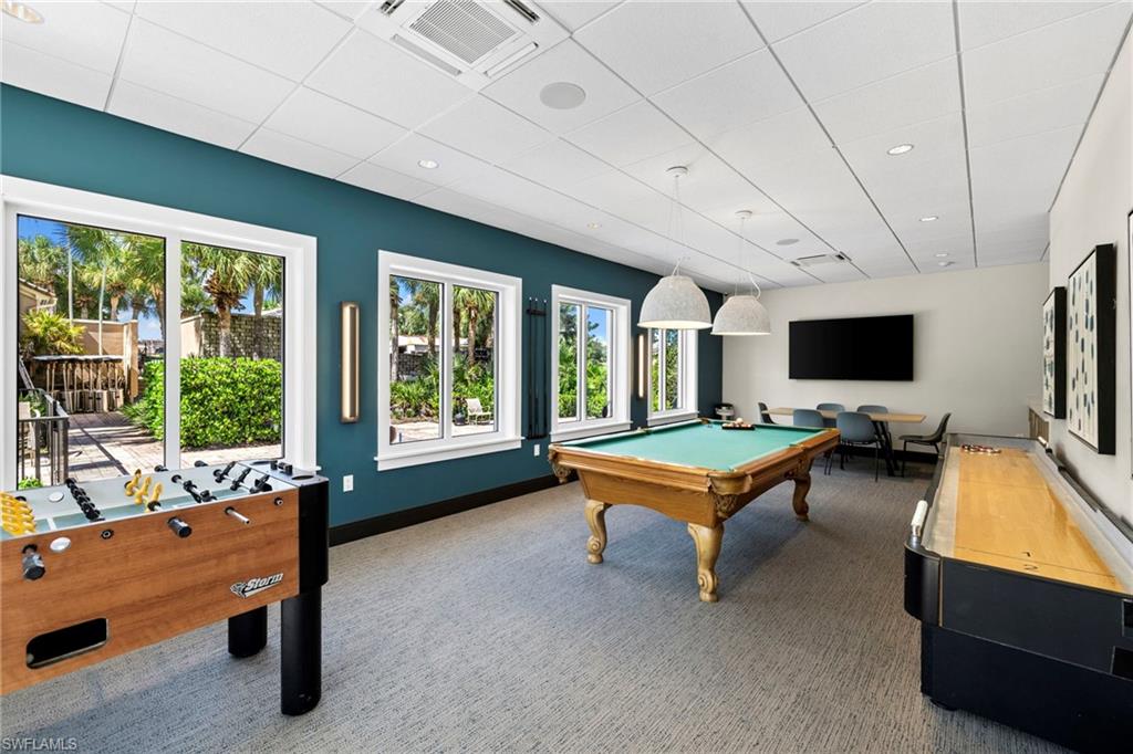 20421 Chapel Trace Estero, FL 33928 - Photo 39 of 50 a room with pool table and windows