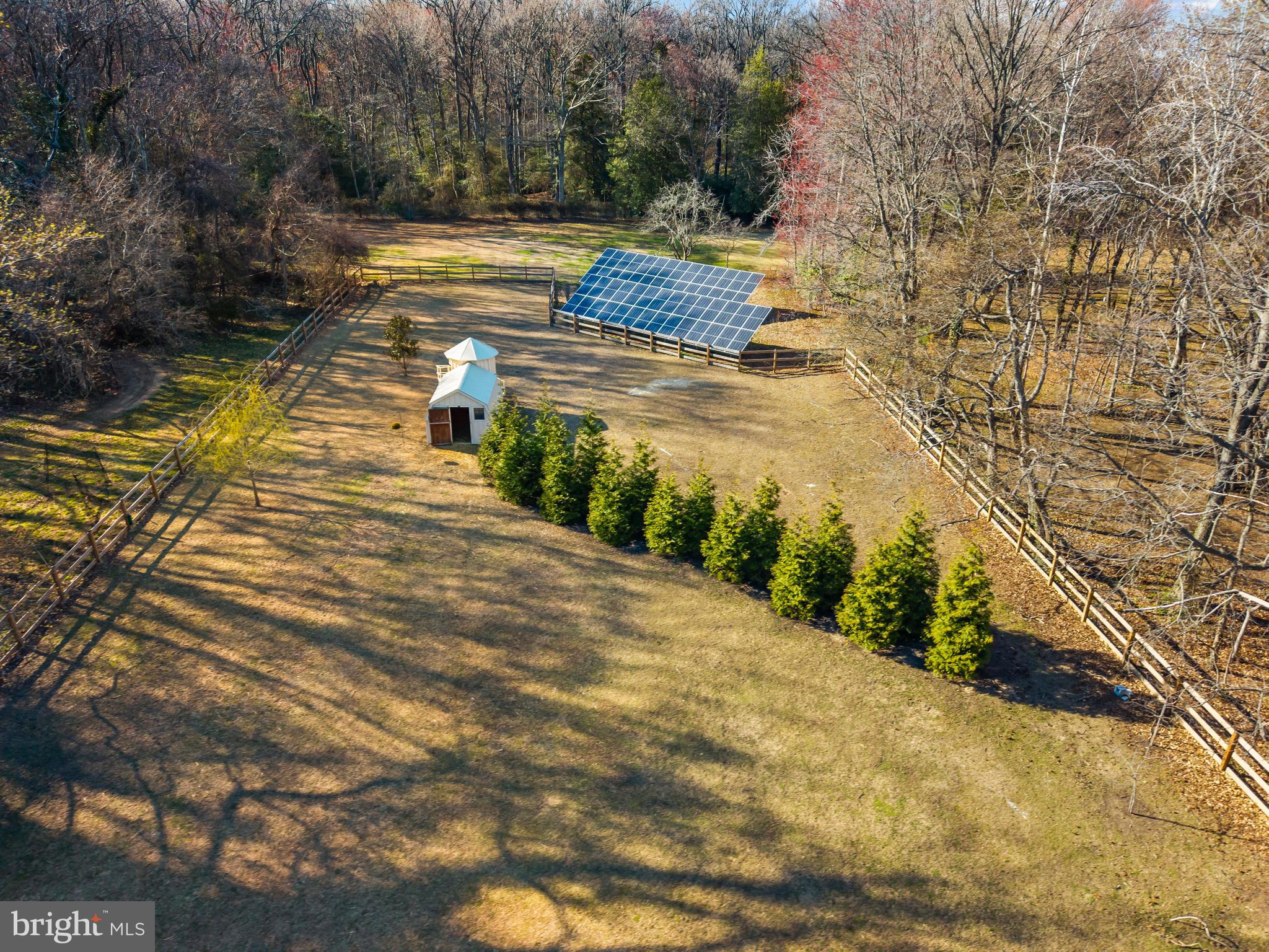 1344 Tydings Road Annapolis, MD 21409 - Photo 39 of 43 Pasture with outbuilding and solar panel field