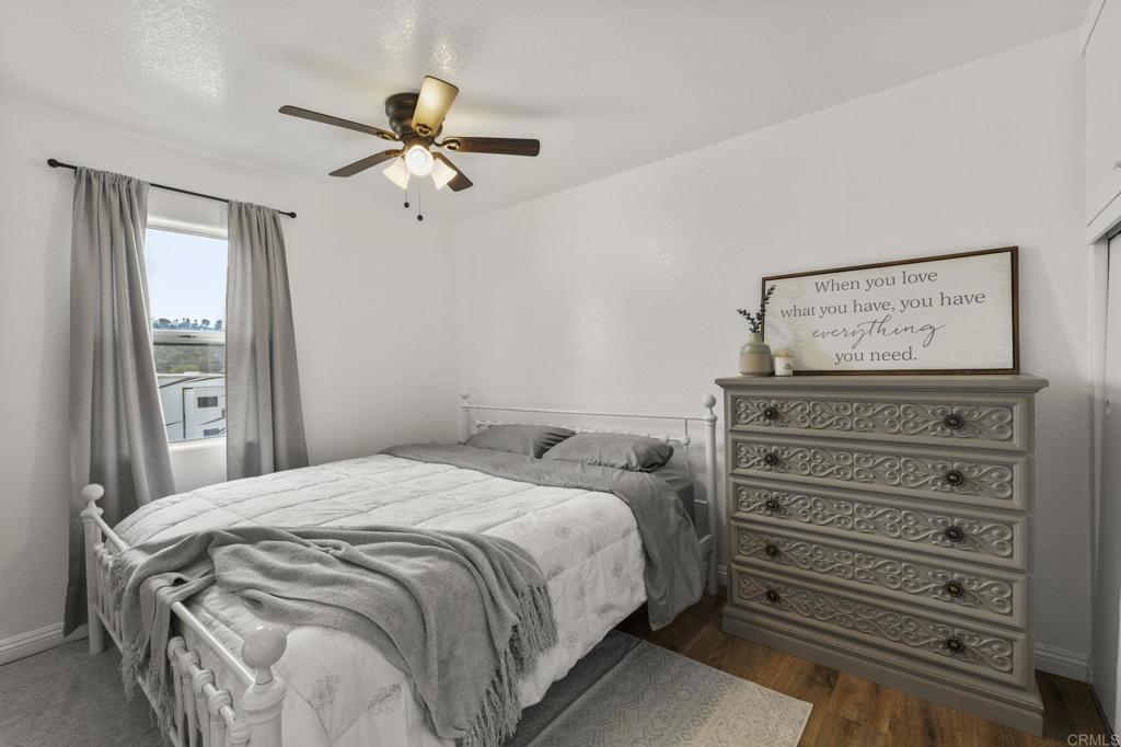 13510 Willow Road Lakeside, CA 92040 - Photo 12 of 35 Primary Bedroom - Split unit in this room plus bed, frame, and mattress convey along with dresser