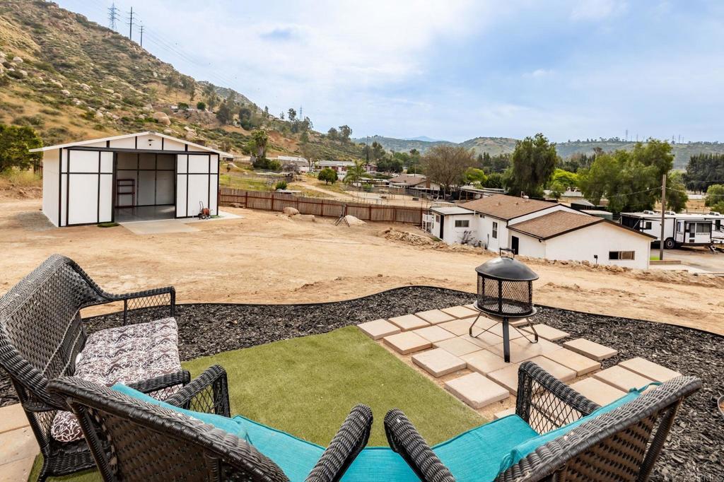13510 Willow Road Lakeside, CA 92040 - Photo 17 of 35 View from the elevated sitting area toward the barn and home. Lots of usable space on 2+ acres.