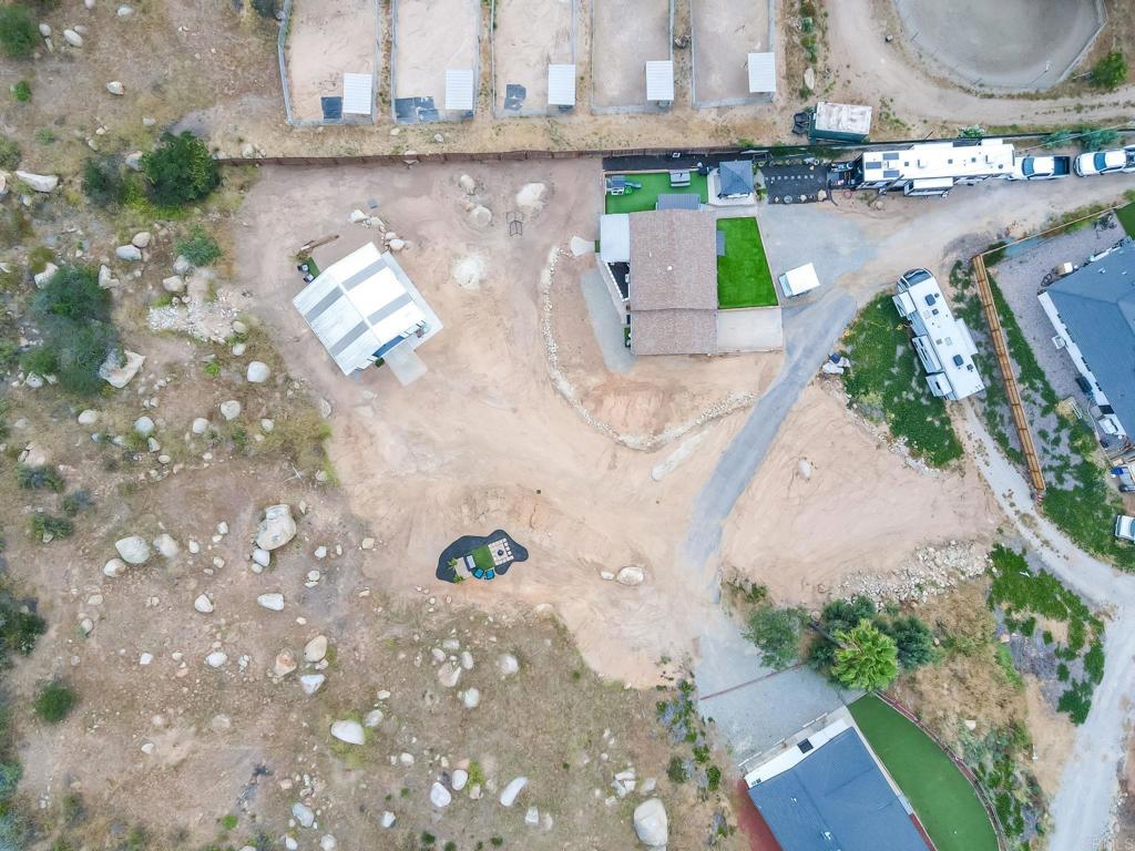 13510 Willow Road Lakeside, CA 92040 - Photo 23 of 35 This drone shot provides you with a great view of how much usable lot space you get to develop/use