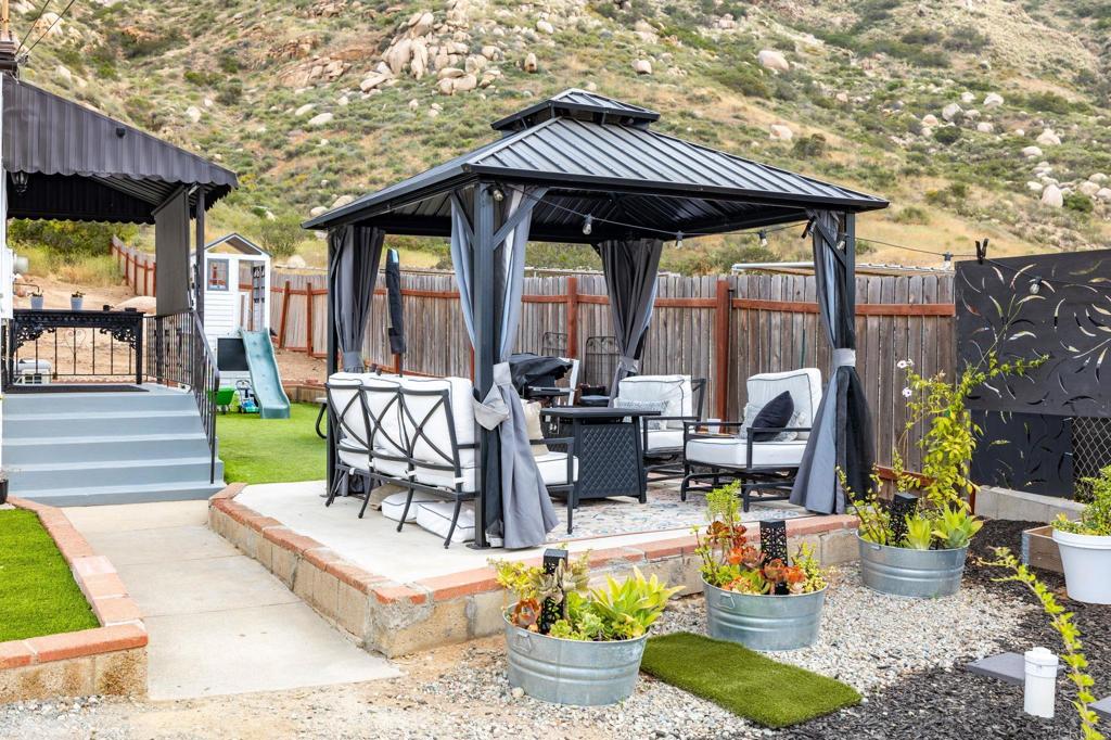 13510 Willow Road Lakeside, CA 92040 - Photo 3 of 35 Hardtop Gazebo/Aluminum Frame Pergola/Double Galvanized Steel Roof, Permanent Outdoor Metal Canopy