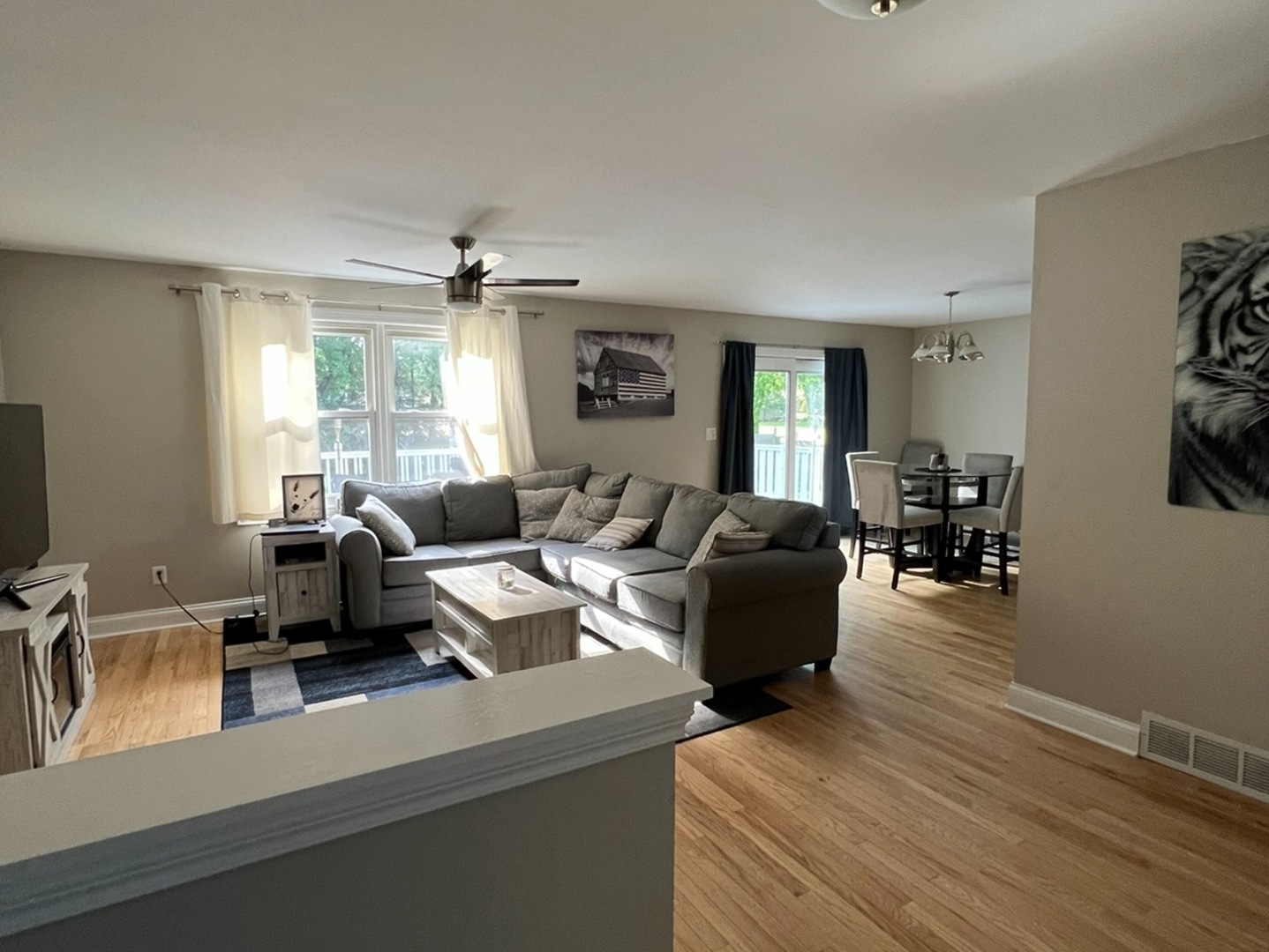 43W760 Rowe Road Elburn, IL 60119 - Photo 5 of 19 a living room with furniture and wooden floor