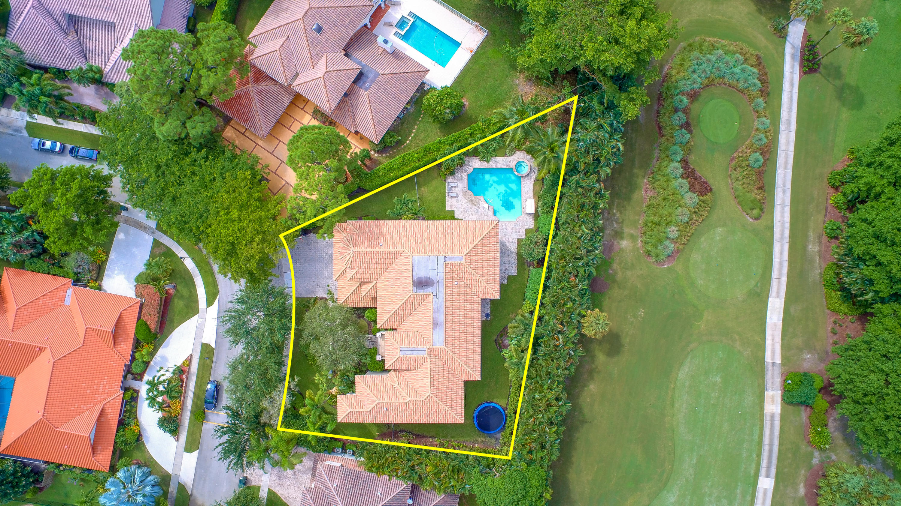 3709 Kings Way Boca Raton, FL 33434 - Photo 2 of 47 DJI_0086_87_88_89_90 - With Property Lin