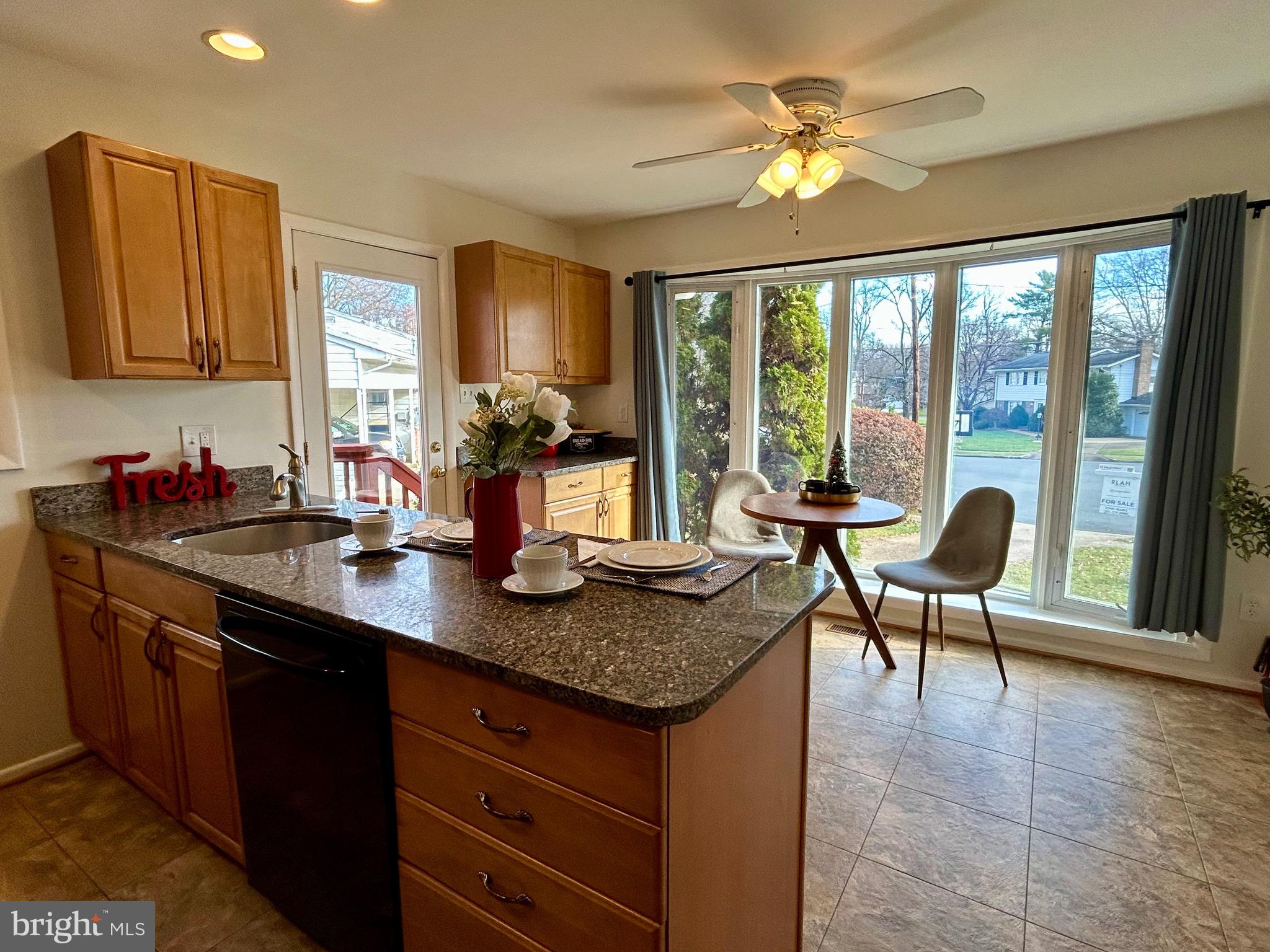 8418 Manassas Circle Vienna, VA 22180 - Photo 8 of 43 Bay window in the kitchen