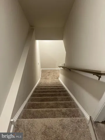 an empty room with a natural light