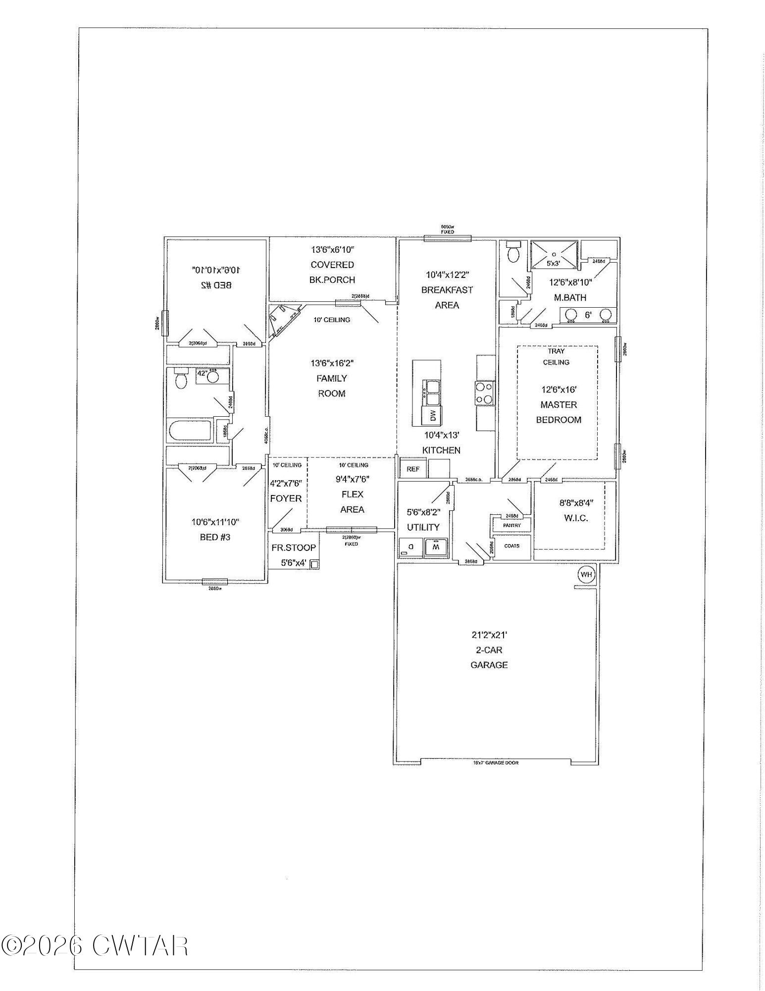 24 Easington Cove Jackson, TN 38305 - Photo 18 of 18 Floorplan RH Rotate