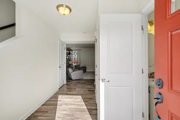 a view of a bedroom