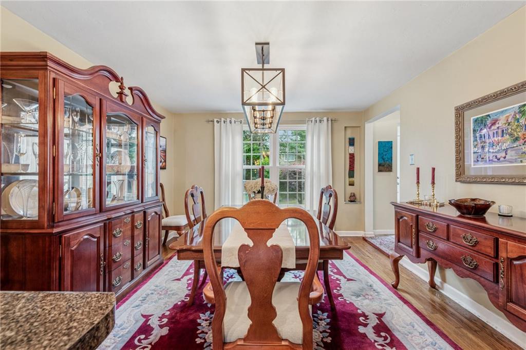 118 Conewanta Road Pittsburgh, PA 15241 - Photo 22 of 48 a view of a dining room with furniture window and outside view