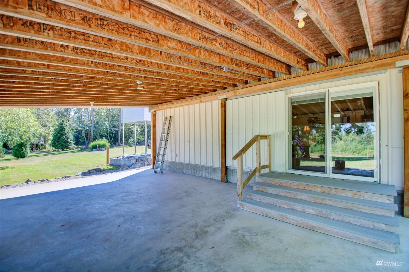 3410 Slater Road Ferndale, WA 98248 - Photo 13 of 30 a view of a porch with a backyard