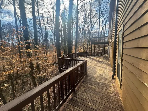 a view of outdoor space with seating