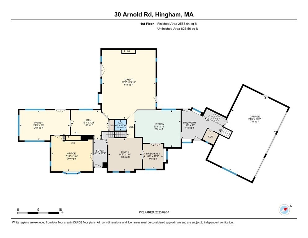 30 Arnold Road Hingham, MA 02043 - Photo 34 of 37 a picture of a floor plan
