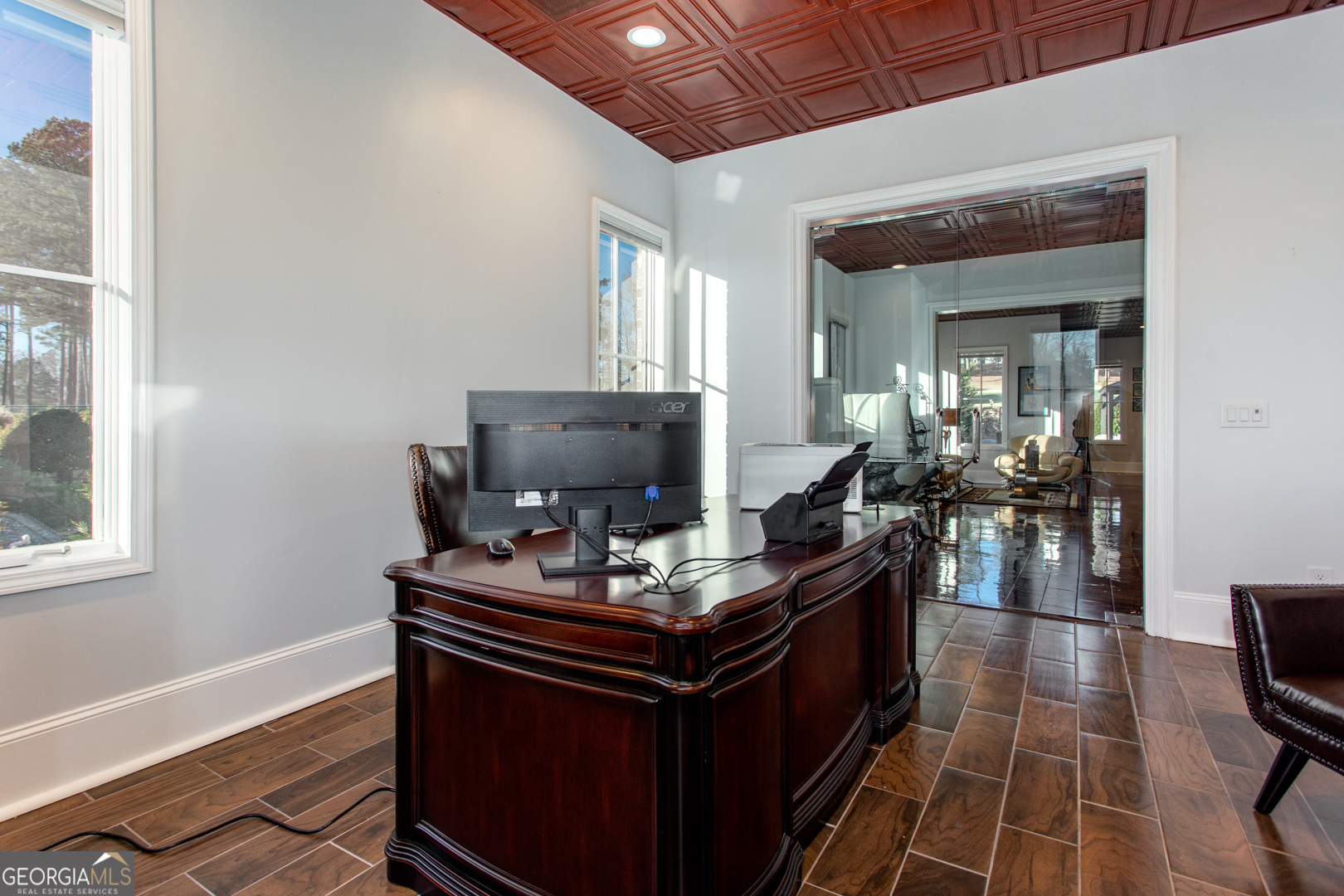 3084 Watson's Bend Milton, GA 30004 - Photo 60 of 95 a living room with furniture and a flat screen tv