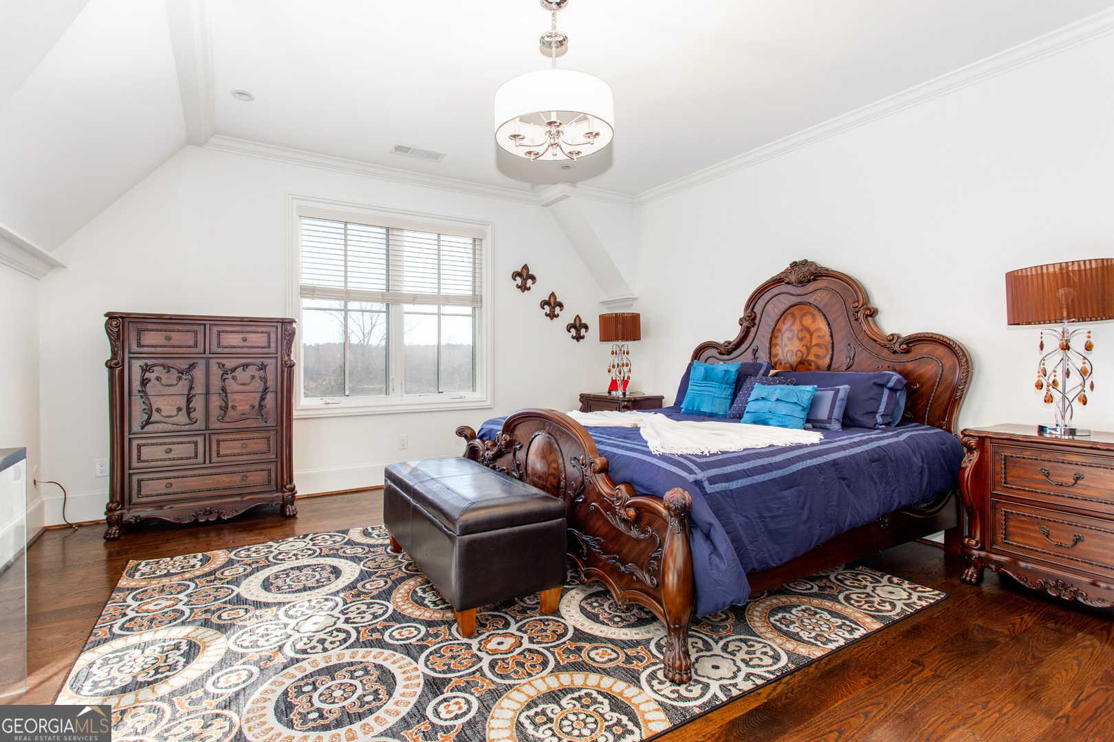 3084 Watson's Bend Milton, GA 30004 - Photo 74 of 95 a bedroom with furniture and wooden floor