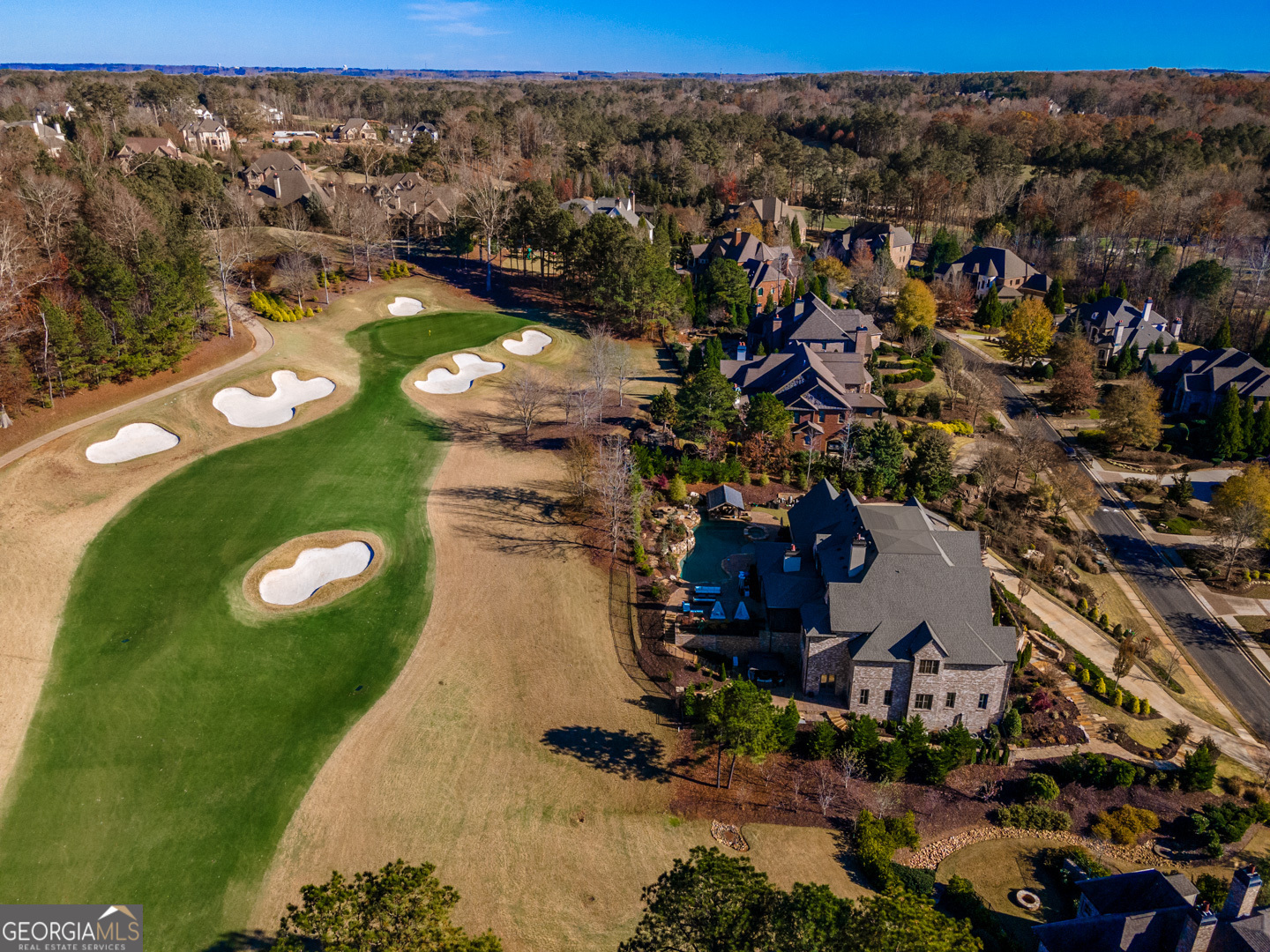 3084 Watson's Bend Milton, GA 30004 - Photo 76 of 95 an aerial view of a house