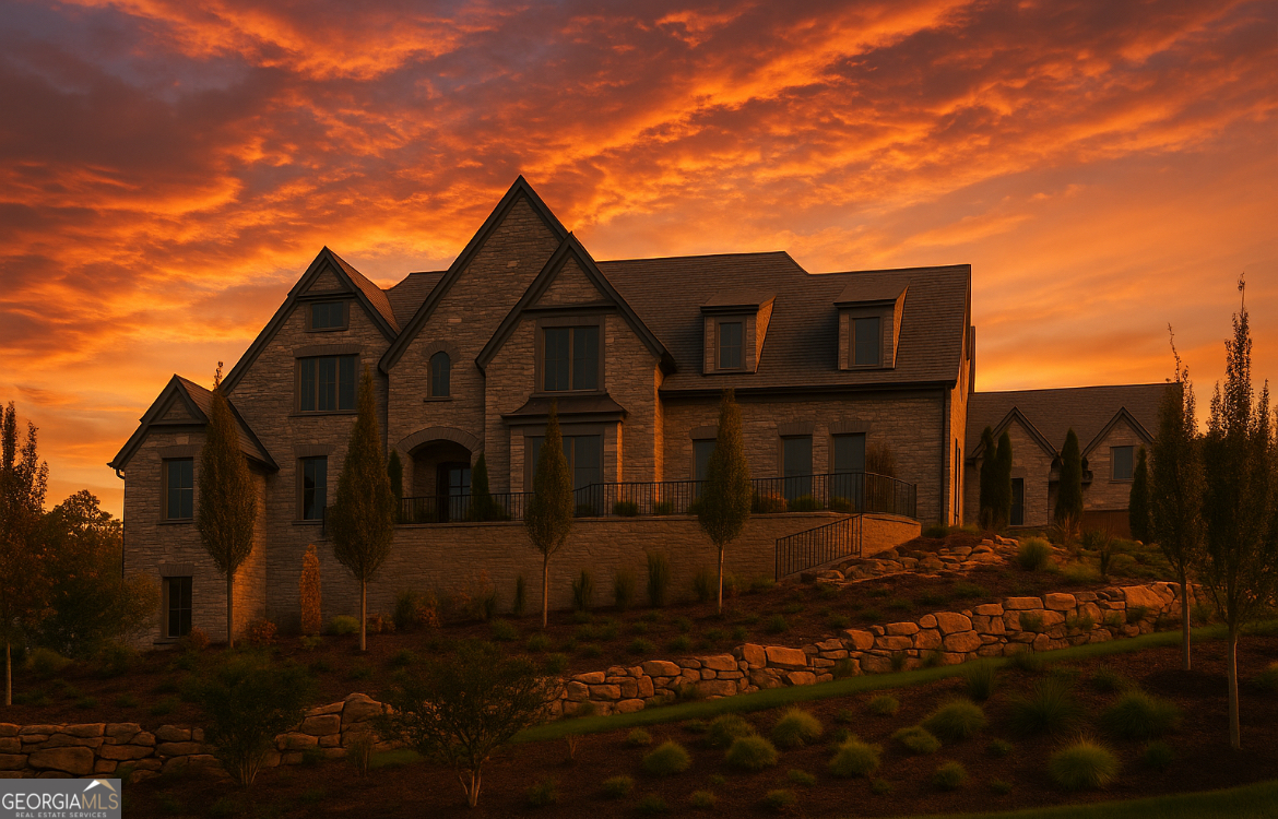 3084 Watson's Bend Milton, GA 30004 - Photo 10 of 95 a front view of a house with a yard