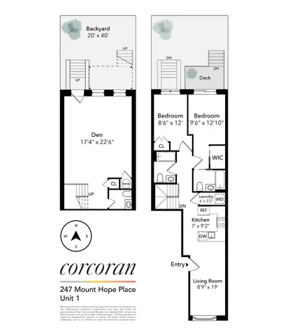 $550,000 | 247 Mt Hope Place, Unit A | Mount Hope