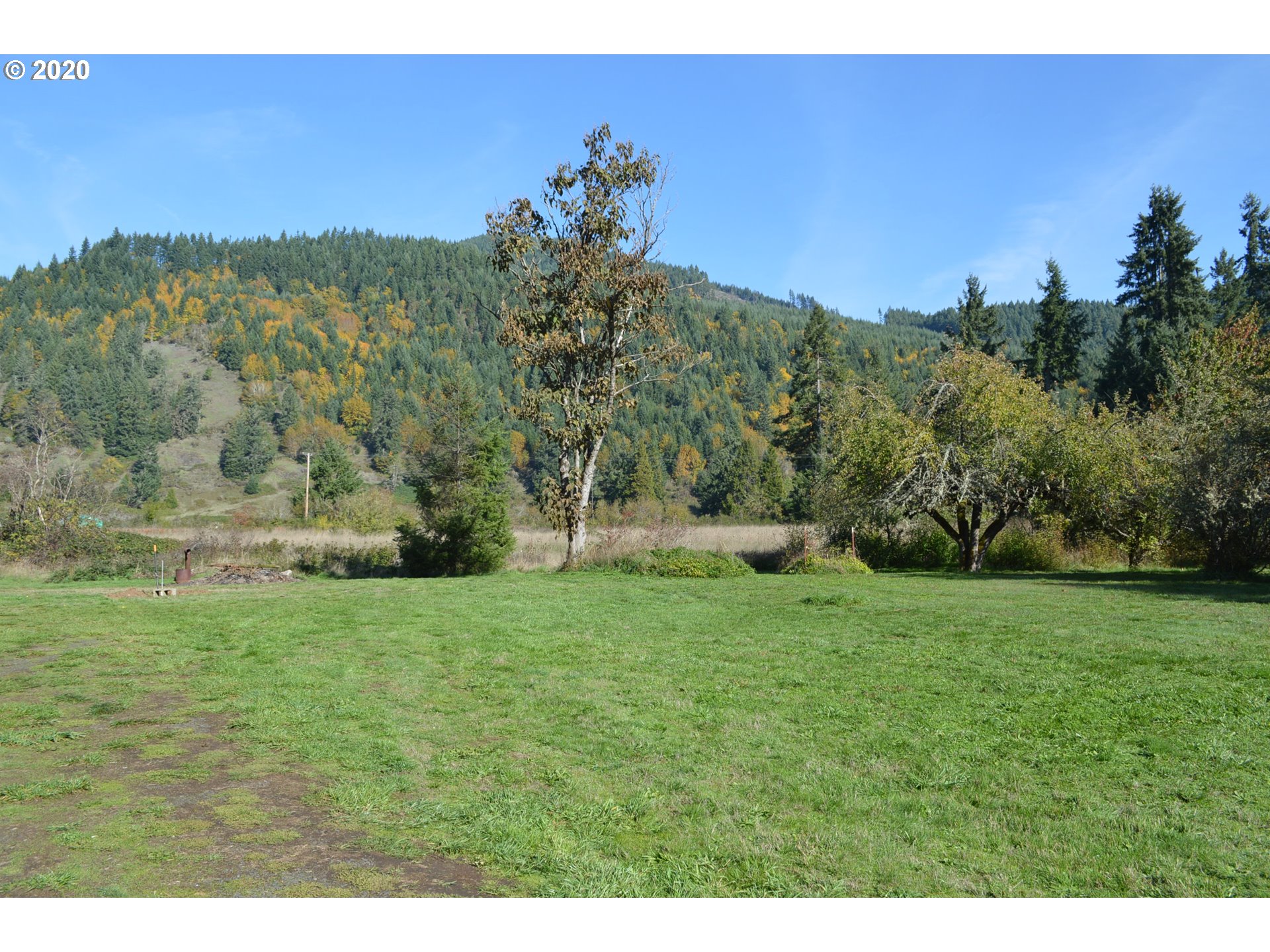 38181 Row River Road Dorena, OR 97434 - Photo 17 of 24 a view of a big yard with a garden