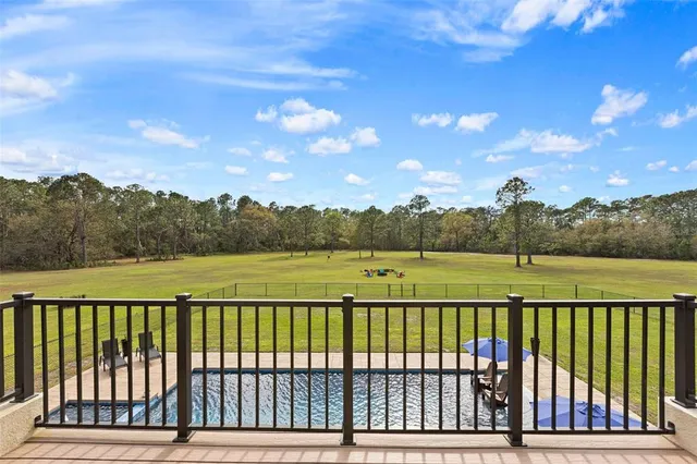 a view of balcony with outdoor space
