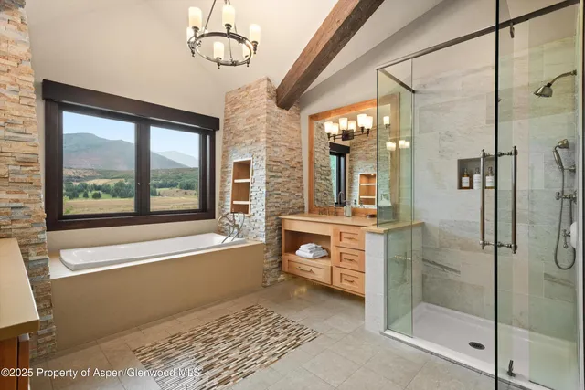 a view of a lake with a mountain