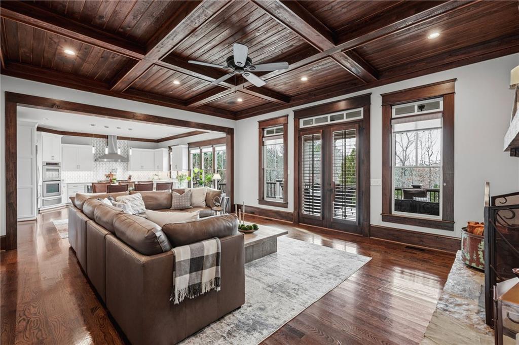263 Hanson Way Northwest Marietta, GA 30064 - Photo 12 of 84 a living room with furniture and a floor to ceiling window
