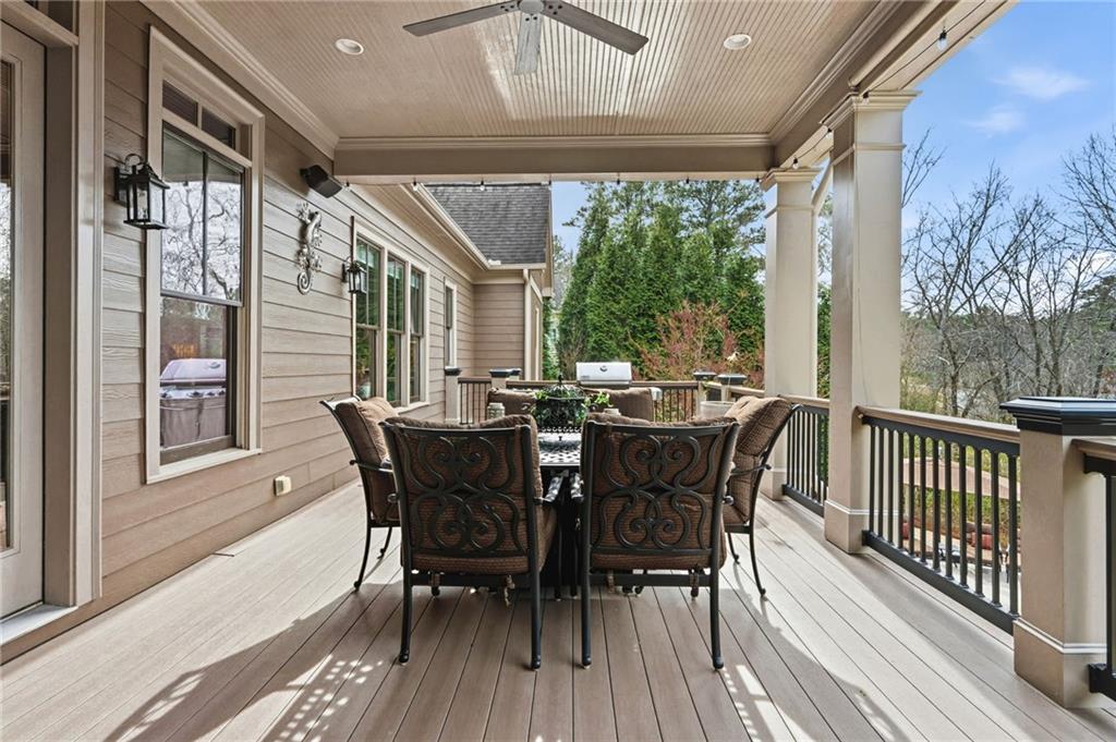 263 Hanson Way Northwest Marietta, GA 30064 - Photo 19 of 84 a view of a patio with a table and chairs