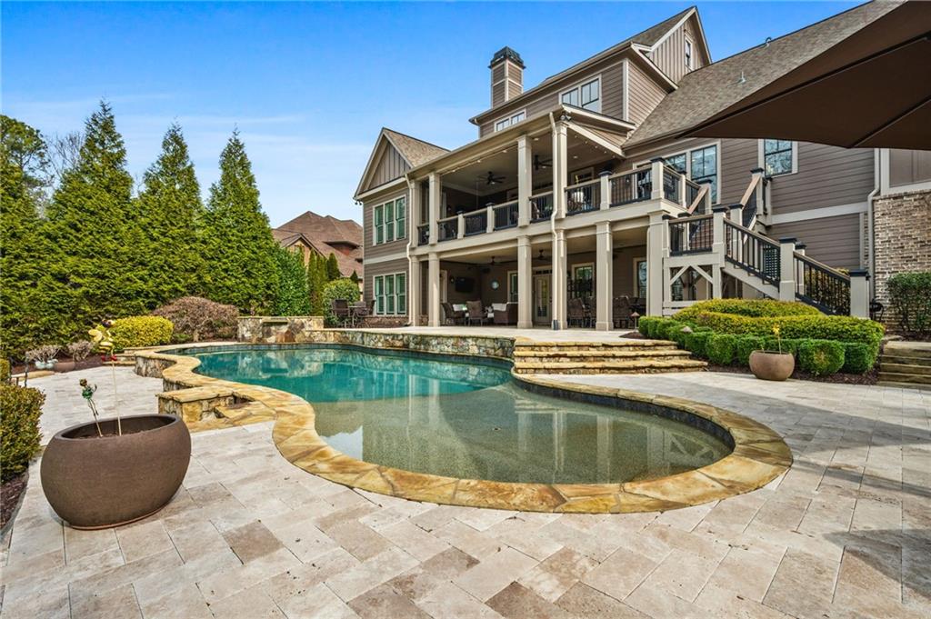 263 Hanson Way Northwest Marietta, GA 30064 - Photo 67 of 84 a view of a swimming pool with lounge chair