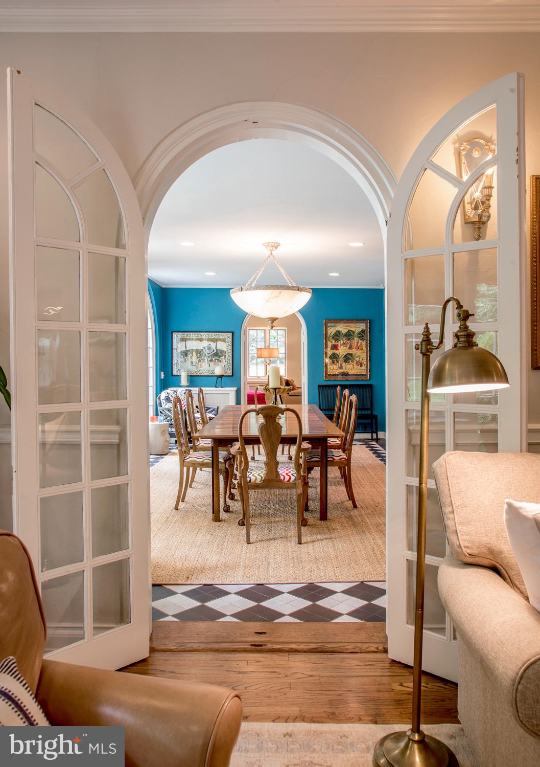 200 Glenn Road Ardmore, PA 19003 - Photo 13 of 49 Looking into Dining Room from Family Room