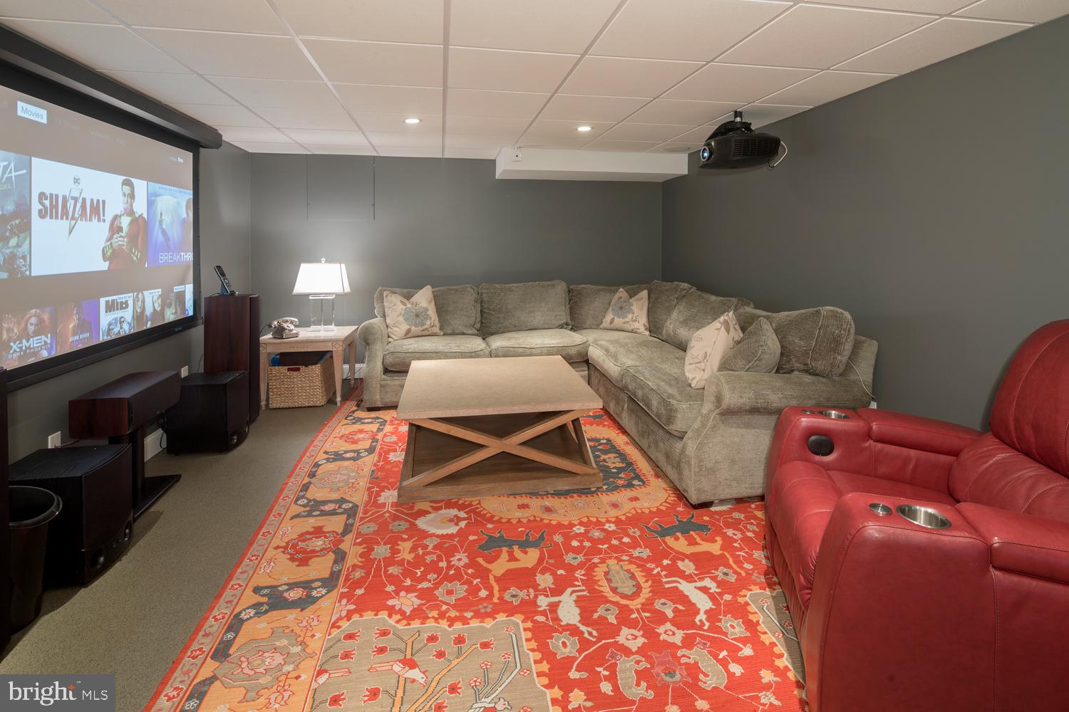 200 Glenn Road Ardmore, PA 19003 - Photo 39 of 49 Basement Movie Area