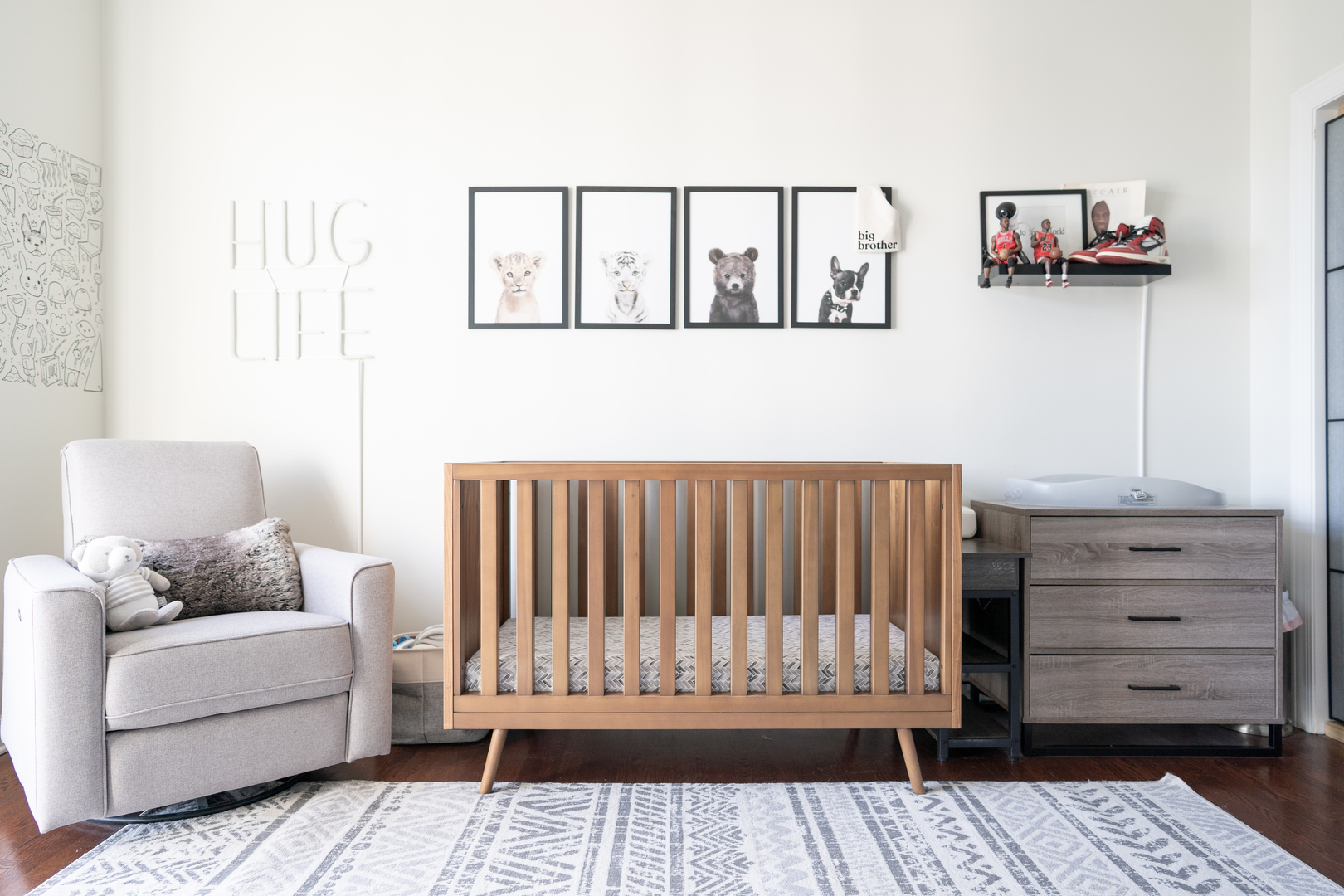 6421 West Touhy Avenue, Unit 4B Chicago, IL 60646 - Photo 15 of 24 a bedroom with a bed and a couch