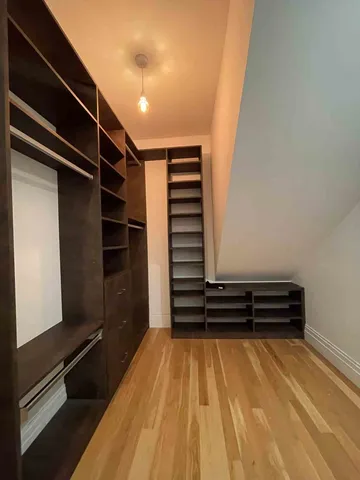 a view of walk in closet