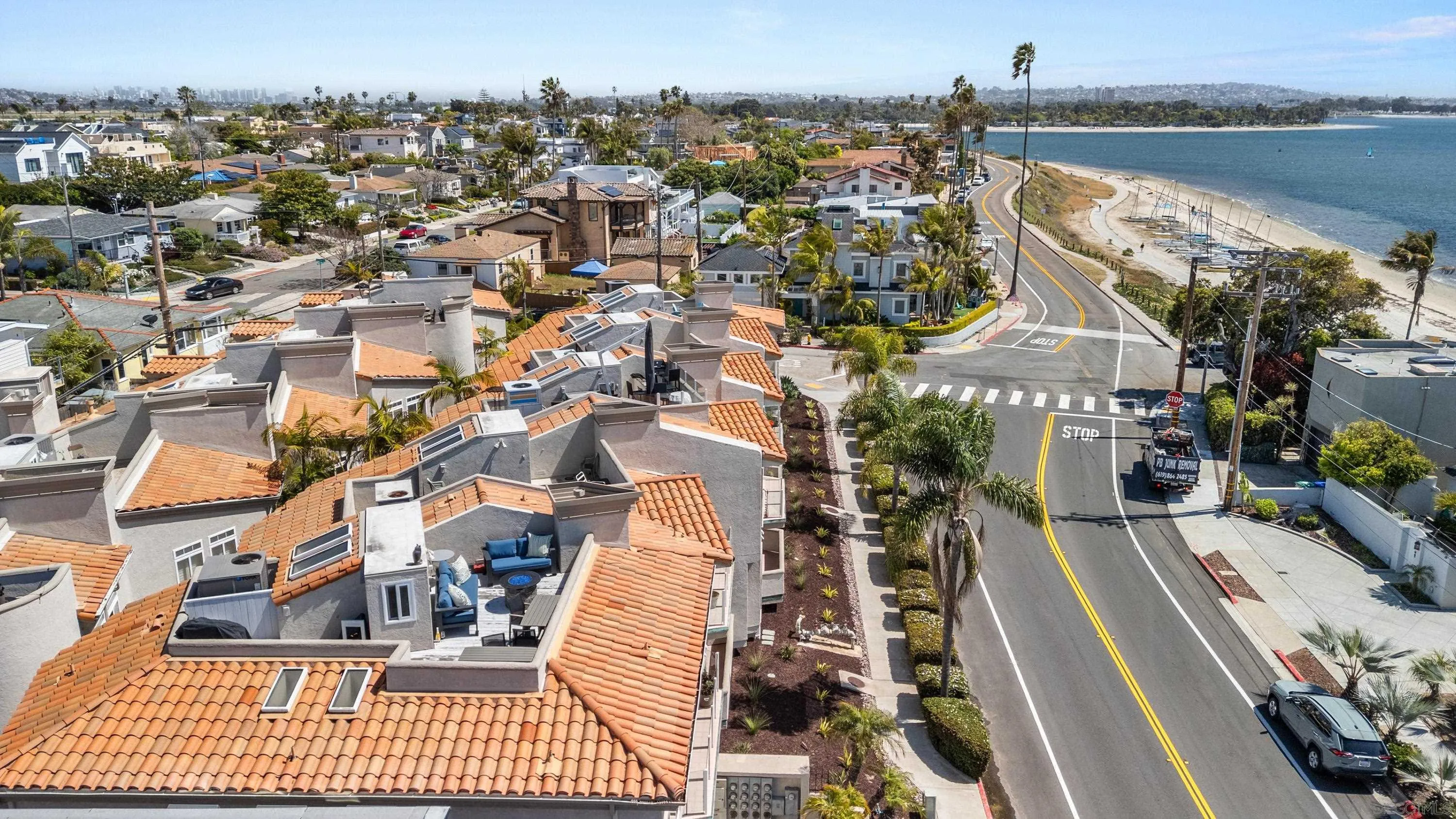 3701 Riviera Drive, Unit 11 Pacific Beach, CA 92109 - Photo 28 of 32 an aerial view of a house