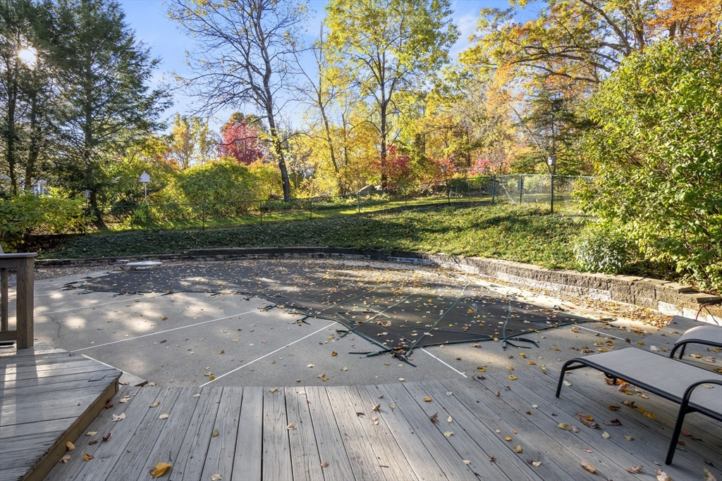 562 South Street Shrewsbury, MA 01545 - Photo 32 of 40 a view of a yard with wooden floor