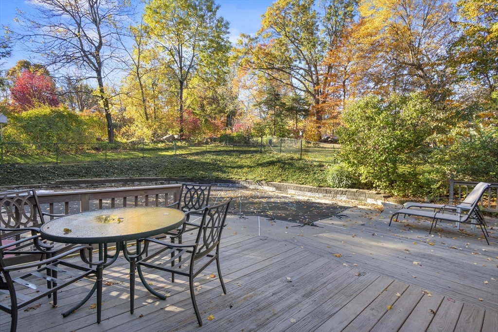 562 South Street Shrewsbury, MA 01545 - Photo 33 of 40 a view of a swimming pool with a table and chairs