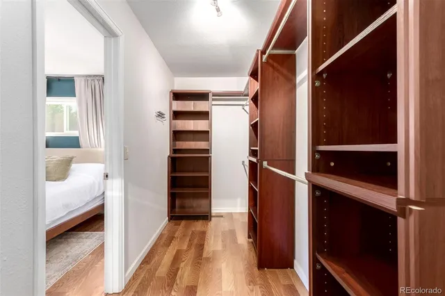 a view of walk in closet